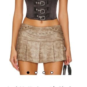 Zemeta Revolve Urban Outfitters brown skirt size small